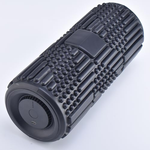 VibePro Flow Vibrating Foam Roller - 5-Mode Vibrating Massage Roller for Muscles Deep Tissue, Recovery, & Pain Relief - High-Intensity Electric Foam Roller for Back, Legs & Shoulders - Rechargeable - style: Flow