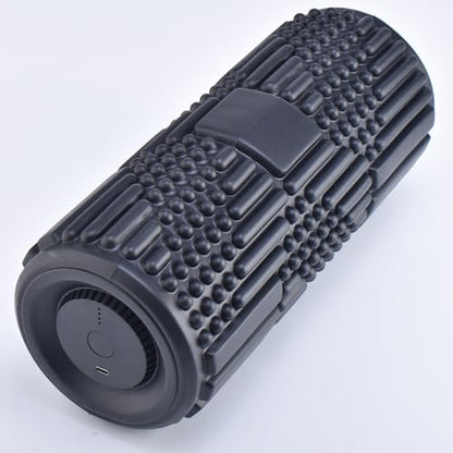 VibePro Flow Vibrating Foam Roller - 5-Mode Vibrating Massage Roller for Muscles Deep Tissue, Recovery, & Pain Relief - High-Intensity Electric Foam Roller for Back, Legs & Shoulders - Rechargeable - style: Flow