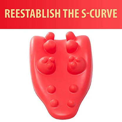 Full Back Stretch Massage Trigger Point Chiropractic Pillow by Acupillow - Cervical and Lumbar Traction Stretcher Device - Myofascial Release of Pressure Point - Neck and Back Pain (Original) - style: Original