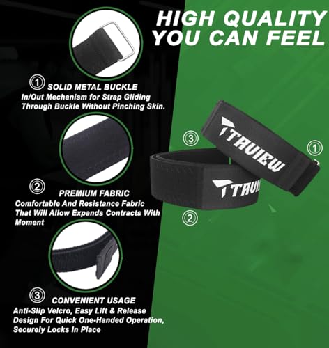 Occlusion Bands for Women Glutes & Hip Building, Blood Flow Restriction Bands BFR Bundle Booty Bands, Best Fabric Resistance Bands for Exercising Your Butt, Squat, Thigh, Fitness - color: Black