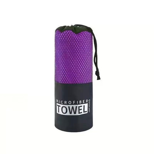 Microfiber Towel Travel Sports Towel,High Water Absorption, Lightweight, for Fitness Yoga, Swimming,Travel,Camping etc (Purple, L 60"x30") - color: Purple, size: L 60"x30"