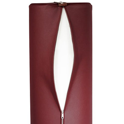 Master Massage 9"x26" Extra Large Full Round Bolster - Burgundy - color: Burgundy, size: 9" Full Round