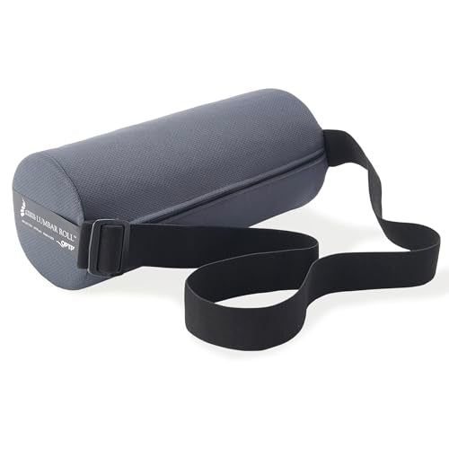 OPTP The Original McKenzie Lumbar Roll – Firm Density Low Back Support | USA-made, lumbar support for office chair & car seat back support, the preferred lumbar pillow by physical therapists - color: Firm Density