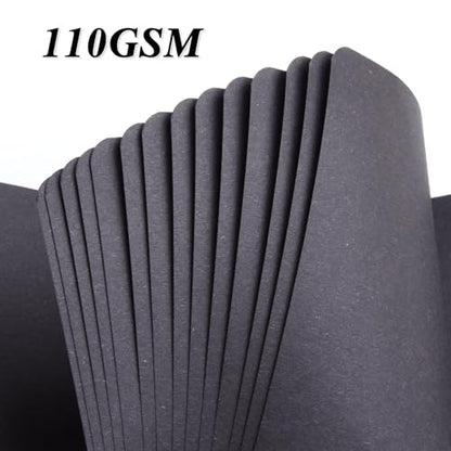 5x5 Inch Black Paper Sketchbook,Small Hardcover Mixed Media Sketch Pad | PU Cover,150 GSM Acid Free Artist Drawing Paper,Travel Journal Blank Notebook for Adults Sketching,Illustration. - color: 110gsm PU-black paper sketchbook