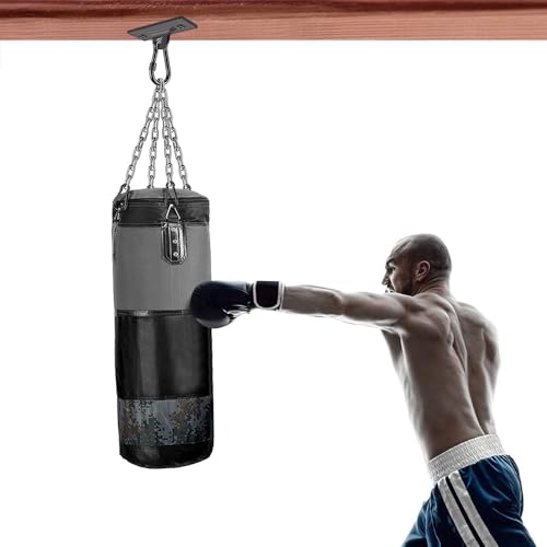 Dolibest Heavy Bag Hangers & Brackets - Ceiling Mount with Carabiner for Strength Training, Aerial Yoga & Resistance Bands - color: 2 Holes Ceiling Anchor