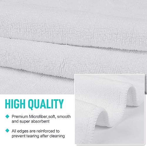 SINLAND Microfiber Gym Towels, Workout Sweat Towel 16x32In - color: Whitex3
