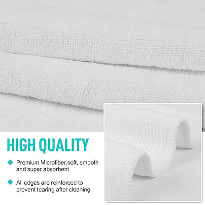 SINLAND Microfiber Gym Towels, Workout Sweat Towel 16x32In - color: Whitex3