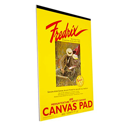 FREDRIX Creative Series White Canvas Pad, 18" x 24" - color: White Canvas, size: 18" x 24"