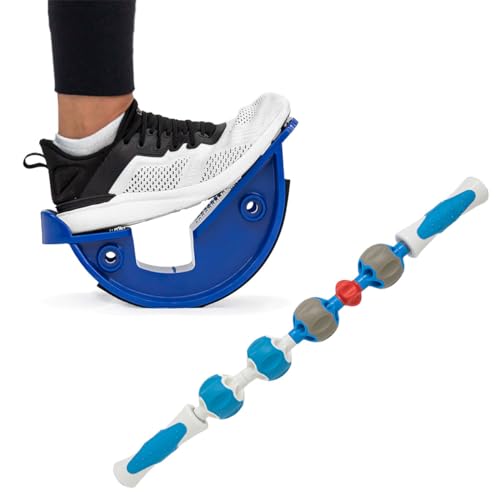 ProStretch Calf Stretcher & Pro Roller Massage Stick for Muscle Tightness and Soreness Relief