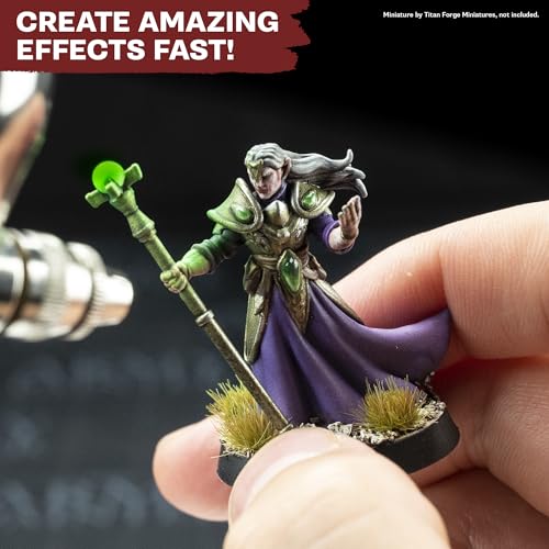 Water Paints Air Mega Set, Army Painter, 60 Acrylic Non-Toxic Water Based Paints Only Colors Triads Included 60 x 18ml (Without Air Brush or Boardgames | Acrylic Airbrush Paints, Incl. 9 Metallics & 1 Fluo - Air Brush Paint Kit for Model Paint, Dnd & Warh