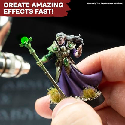 Water Paints Air Mega Set, Army Painter, 60 Acrylic Non-Toxic Water Based Paints Only Colors Triads Included 60 x 18ml (Without Air Brush or Boardgames | Acrylic Airbrush Paints, Incl. 9 Metallics & 1 Fluo - Air Brush Paint Kit for Model Paint, Dnd & Warh