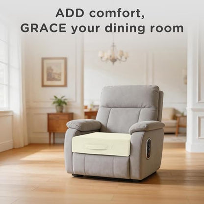 AddGrace High Density Recliner Cushion for Elderly 20x20in Beige - color: Beige