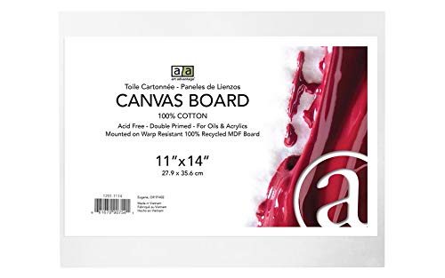 Art Advantage 11-Inch by 14-Inch Canvas Board - size: 11-inch x 14-inch Board