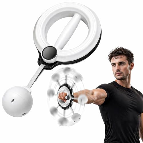 Infinity Hoop Arms, 360 Rotating Wrist Forearm Trainer for Exercise, Arm Infinity Hoop for Shoulder & Chest, Home Workout Equipment