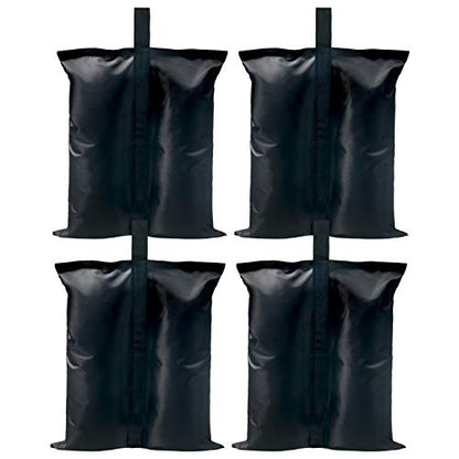 ABCCANOPY Canopy Weights 150 LBS Tent Sand Bags,4-Pack Black(No Sand) - color: Black, size: 150 LBS