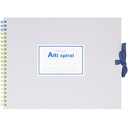 Maruman Art Spiral Sketch Book, F2, 7.76" x 10.24", 24 Sheets, White | Drawing Pad With Acid-Free Art Paper & Twin-Wire Binding, Premium Drawing Paper Sketchbook, Sketch Pad Made in Japan - color: White, size: F2 (7.76" x 10.24")