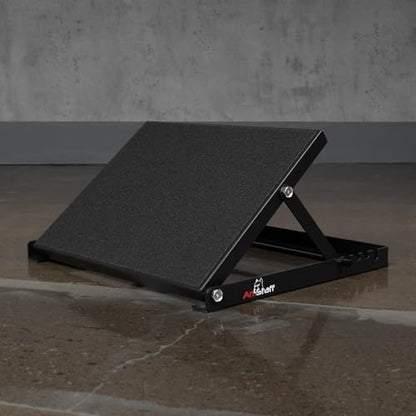 Amstaff Fitness Adjustable Squat Slant Board for Heel Elevating - Non-Slip, High-Density Heel Elevated Squat Wedges for Enhanced Weightlifting, Strength Training, Calf Stretching & Mobility