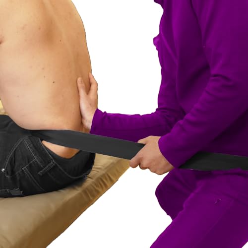 Mobilization Belt - Physical Therapy Belt Used for Physical Therapy ，Rehabilitation, and Manual Therapy Belt ;Mobilization Belt Physical Therapy- Highly Recommended by Physical Therapists - color: Black