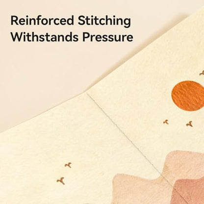 Arrtx A5 Premium Sketchbook, 96 Pages, 50% Cotton, 230 GSM, Hardcover | Acid-Free Paper, Thick 230GSM Drawing Pad. Ideal for Watercolor, Ink, Pencil & Art Professionals - color: Brown