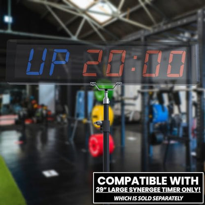 Synergee Gym Timer Stand – Fits Large 29" Synergee Timer - color: C) Floor Stand Only - Clock Not Included