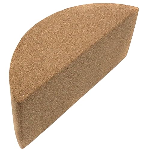 VOSAREA Cork Yoga Block High Density Yoga Brick for Balance Stretching Pilates Hot Meditation Non Slip Support for Core Workouts 9.44 X 3.93 X 3.34 in 1 Pack