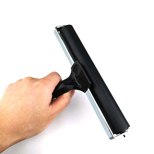 7.9'' Rubber Roller Glue Roller for Anti Skid Tape Construction Tools, Printmaking, Inking and Gluing Applications