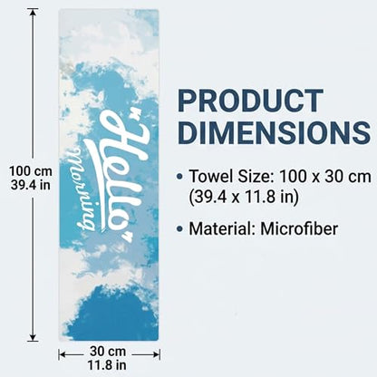 Microfiber Cooling Towel 12" x 40" - Instant Cooling Neck Wrap