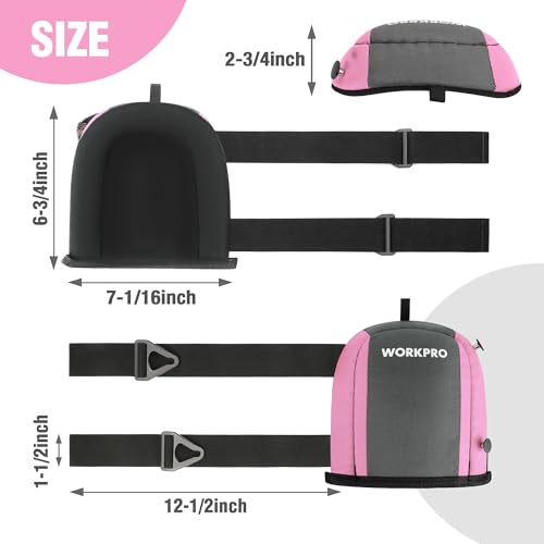 WORKPRO Garden Knee Pads For Unisex Adult - color: Pink