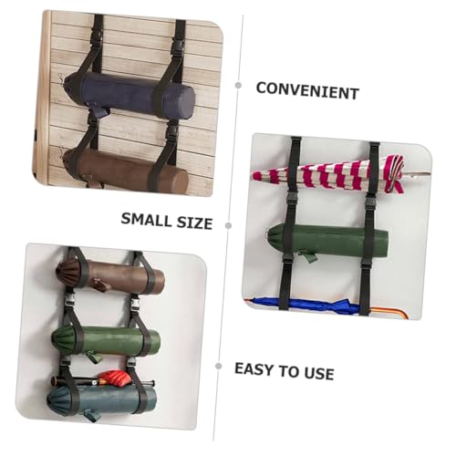 2pcs Adjustable Wall Mounted Storage Straps for Garage and Camping Chair, Heavy-duty Buckle Hanging Organizer, Multi-use Wall Storage System for Home and Outdoor