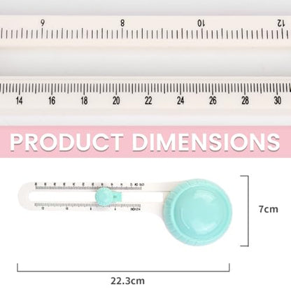 2 Pack Adjustable Circle Cutter Paper Circle Cutter,Round Paper Cutter,Paper Shape Cutter,Circular Paper Cutter, Felt Cutter，with 4 Replaceable Blades for Art and DIY Crafts, Cards Making
