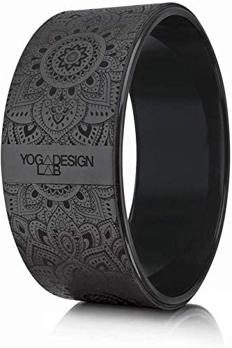 YOGA DESIGN LAB | THE YOGA WHEEL | Eco Printed, Extra Strength, Padded, Dharma Exercise Wheel | Designed in Bali | Enhance Your Postures and Stretch Deeper