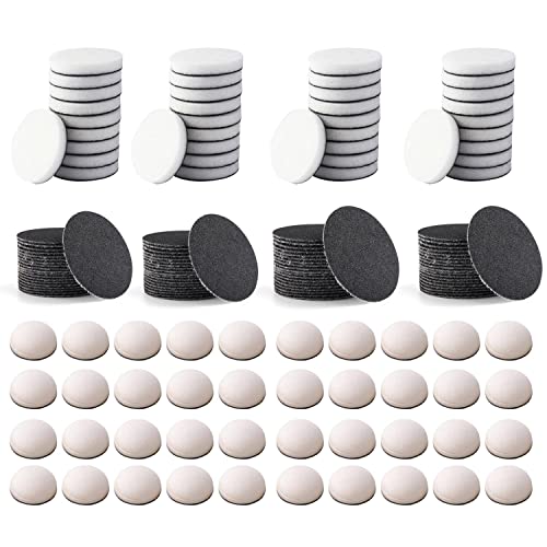 BAOFALI 160 Pieces Mini Ink Blending Tool 80Pcs Round Replacement Foam Pads 80 Pcs Medium-Grit Sandpaper Provides Card Making Embossing Painting Rendering The Ideal Friction to Work on Cardstock - size: 160 Pieces