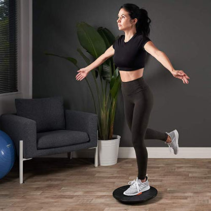 URBNFit Standing Desk Balance Board – Balancing Board for Under Desk- Exercise Balance Stability Trainer, Helps Increase Strength and Flexibility, Full Body Exercise - Office Wobble Boards – 15 Inch