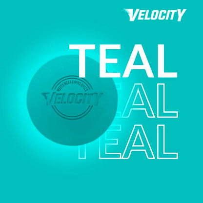 Velocity 라크로스 볼 - 60팩 및 120팩 - 연습용, 공식 NFHS 및 대학 승인 사이즈 - color: 청록색, size: 120 Balls, style: 연습용 공