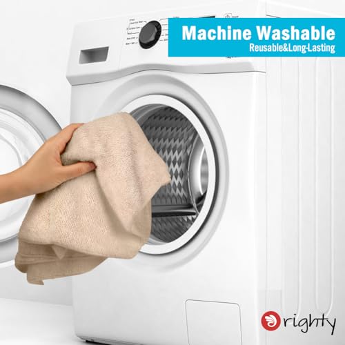 Orighty 6-Pack Brown Hand Towels, 16x28 inch Microfiber Gym Towels - color: Brown, size: Pack of 6