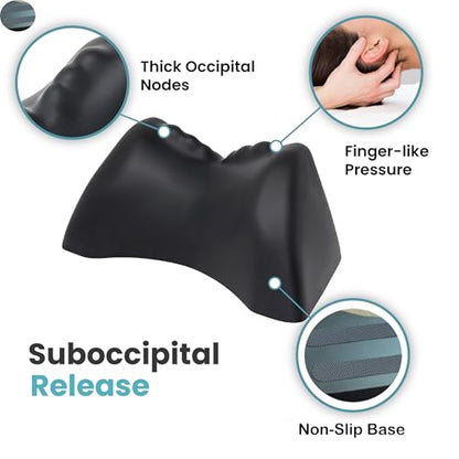 Lumia Wellness Occipital Release Tool, Cervical Traction Pillow for Pivtol Therapy, TMJ Relief, Neck and Shoulder Pain Relief, Neck Stretcher Traction Device