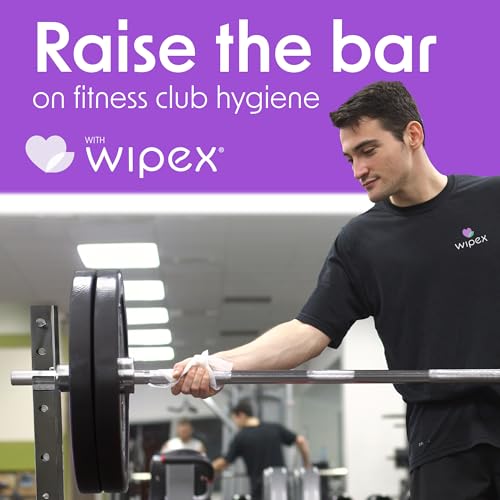 Wipex Gym Wipes Refill, 1400 Count (2 x 700), Thick Premium Fitness Equipment Wipes, Lavender Essential Oil & Vinegar Solution, Large 8” x 12” Cleaning Wipes - size: 700 Count (Pack of 2)