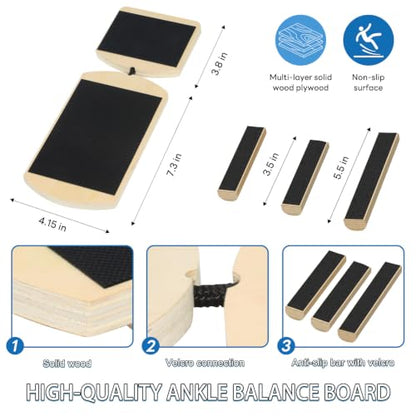 Adjustable Ankle Balance Board for Ankle strengthener & Stability Training