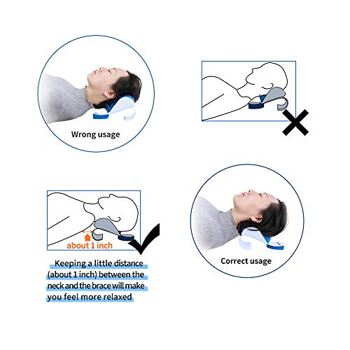REARAND® Neck and Shoulder Relaxer - Ergonomic Neck Stretcher for Pain Relief, Chiropractic Pillow for Hump Spine Alignment, TMJ Muscle Relaxation, Tension Headache Relief, and Insomnia Relief