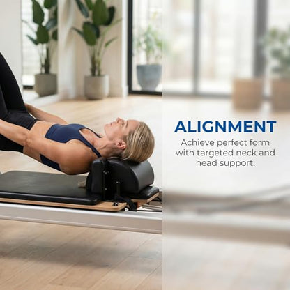 Yiju Pilates Pillow Head and Neck Support Pillow Comfortable Versatile Reformer Partner Assist Headrest for Workout