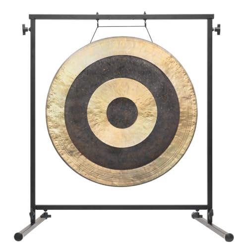 24" to 26" Gongs on Fruity Buddha Stand - Includes Gong, Rope, Mallet, & Stand/Medium Handmade Traditional Chinese Gong/Easy to Assemble Metal Stand/Easy to Play - size: 26" Subatomic Gong
