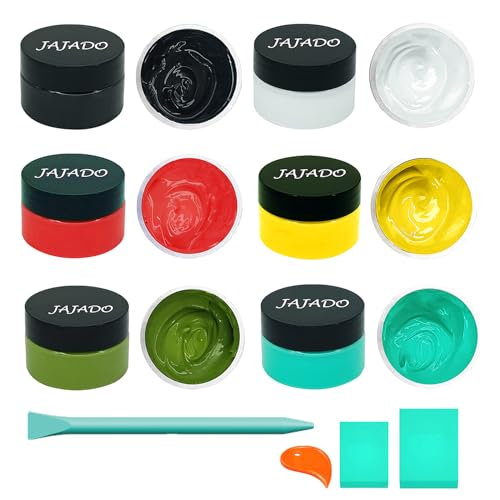 9 Pcs Chalk Paste Fabric Screen Printing Ink, Chalk Paint Stencils Self Adhesive Silk Screen Transfer Paint for Wood, T-shirt, Cup, Chalkboard DIY Home Decor - color: 9 Pcs Chalk paste kits