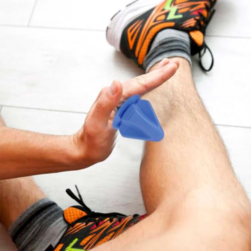 Trigger Point Massage, Massager Ball for Deep Tissue Myofascial Release Physical Therapy, Foot Plantar Fasciitis Pain Relief Psoas Hip Flexor Iliacus Release, Back Muscle Knot Release Tool - color: Blue Pointmassager