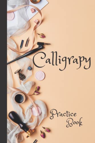 Calligraphy: A book of calligraphy handwriting practice paper.