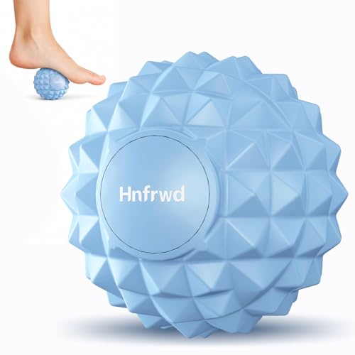 Premium Silicone Foot Massage Ball, 3.3 Inch Spiky Massage Ball for Plantar Fasciitis Relief, Deep Tissue Trigger Point Ball for Feet, Heel, Arch, Legs, Arms & Glutes, Odor-Free