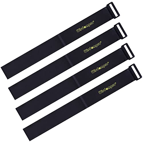 Wisdompro Extra Large 4 Pack 2 x 37" Hook & Loop Tie Down Straps Heavy Duty - size: Extra Large 4 Pack, 2 x 37 Inch