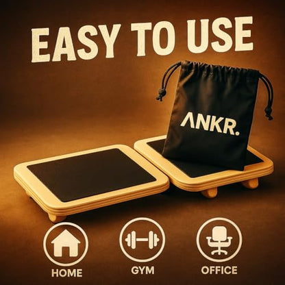 ANKR Ankle Balance Board | Stability Trainer for Ankle Strength, Mobility & Sprain Recovery | Non-Slip Wobble Board for Plantar Fasciitis Relief, Physical Therapy & Injury Prevention