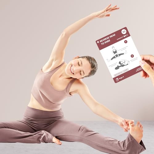 Arena Strength Deck II Yoga Asana Cards - deck 2 Yoga Pose Deck | For Home Workouts & Instructor Training, Easy-to-Follow Yoga Poses, Improves Flexibility, Balance & Strength