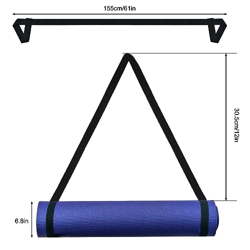 4PCS Yoga Mat Carrier Strap, Adjustable Yoga Mat Strap Carrier for Exercise/Travel/Gym, Mat Holder Sling Carrier - color: 3 Colors