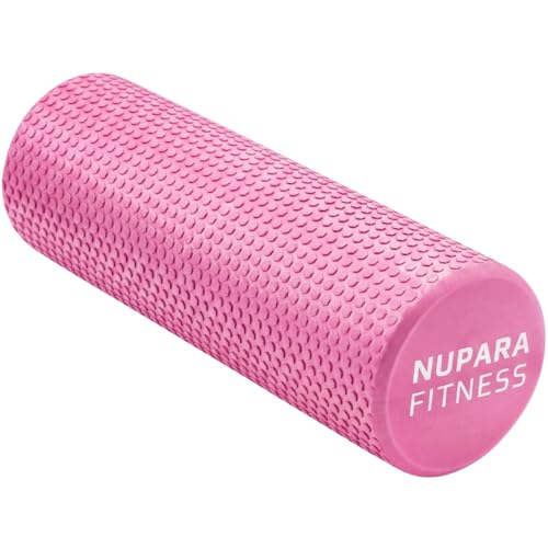 Foam Roller for Back, Legs, Hips, and Deep Tissue Muscles | Foam Roller for Exercise, Foam Roller for Physical Therapy, Muscle Relief, Back Roller Foam for Back Pain, Yoga Roller Foam - color: Pink, size: 18 Inch - Large